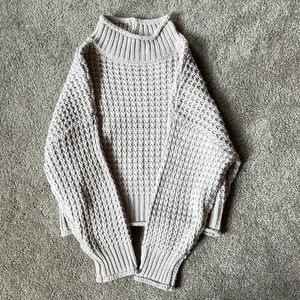 Princess Polly sweater, S/M, light grey/muave